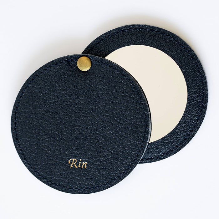 ミラー　鏡　スライドミラー　コンパクトミラー　ノベルティ　母の日　誕生日　プレゼント　ギフト　名入れ コンパクトミラー スライド HA | 名入れギフトKARIN | 02