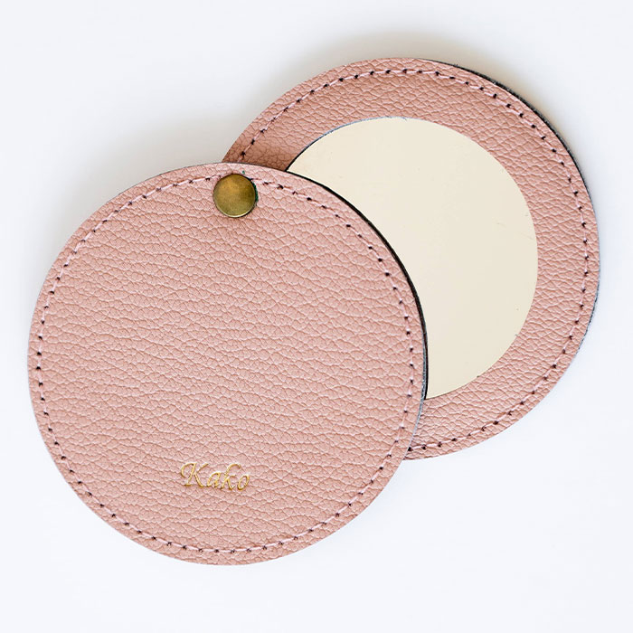 ミラー　鏡　スライドミラー　コンパクトミラー　ノベルティ　母の日　誕生日　プレゼント　ギフト　名入れ コンパクトミラー スライド HA | 名入れギフトKARIN | 01