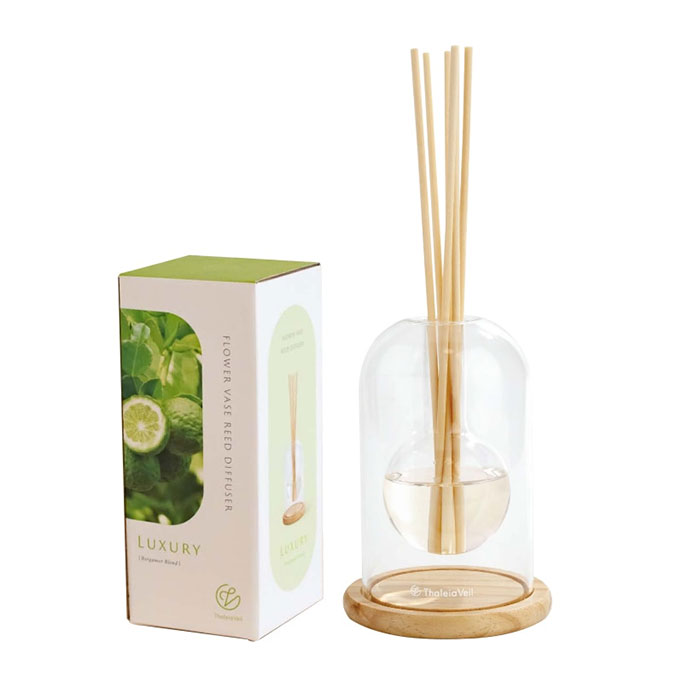 リードディフューザー　室内芳香剤　名入れ　名前入れ　結婚祝い　記念品　プレゼント　ギフト　名入れ サリアベル フラワーベースリードディフューザー laser | 名入れギフトKARIN | 03