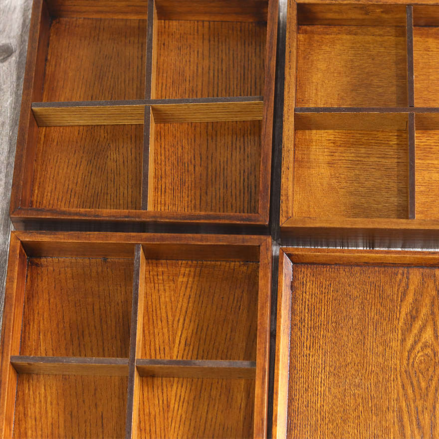 食洗機対応 重箱 おしゃれ 木製 3段 うるし 漆 仕切り付き 6.5寸 5〜6