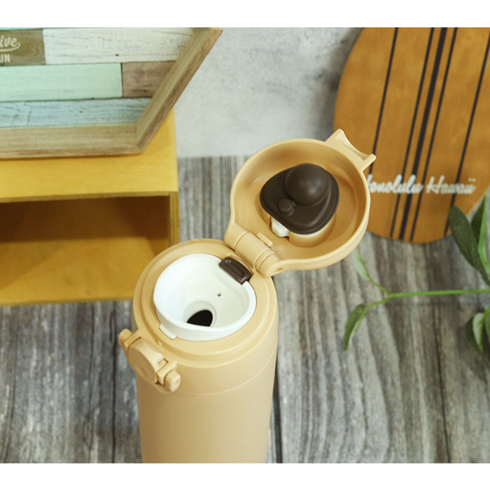 完売品⭐️新品タグ付き⭐️TFW49 ベージュ　モックネック　利蔵 サーモス（THERMOS）（メンズ、レディース、キッズ）真空断熱 ケータイ