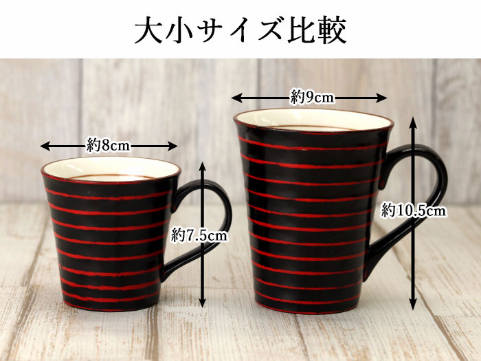 コーヒーカップ 大 ＜陶器でうるしシリーズ＞ 根来 曙 全2種 単品 陶胎漆器 電子レンジ対応 訳あり  :cup-019-1:曲げわっぱ弁当箱の漆器かりん本舗 - 通販 - Yahoo!ショッピング