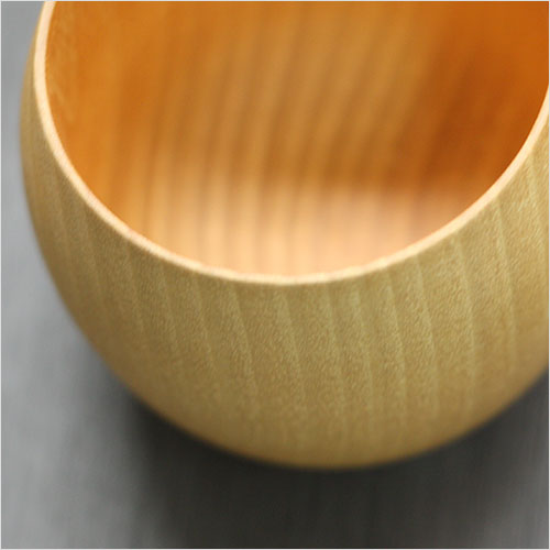 木製 コップ 木のエッグカップ ナチュラル 約180cc