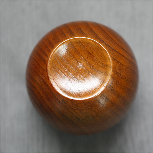 木製 コップ 木のエッグカップ 漆 約180cc