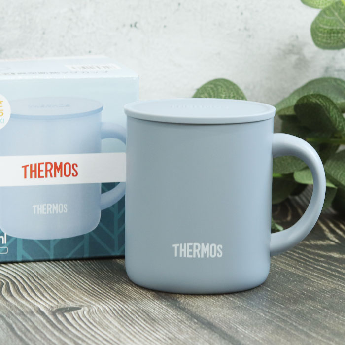 THERMOS（サーモス） マグカップ 保冷 保温 蓋付き 真空断熱マグカップ