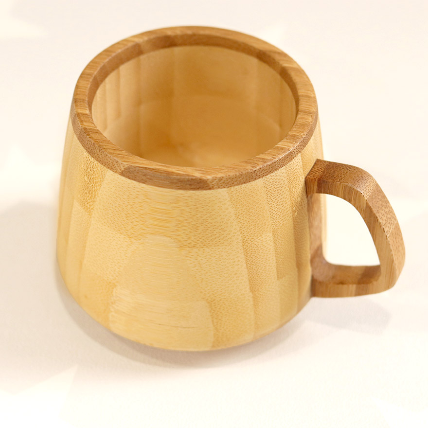 子ども食器 食洗機対応 竹製 マグカップ イージーケア加工 日本国内