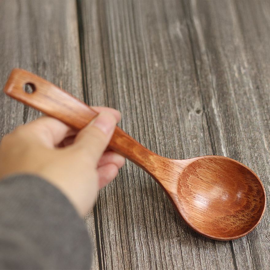 木製 お玉 吊り下げ キッチンツール 調理器具 おしゃれ かわいい キッチン用品 キッチングッズ おたま 鍋 味噌汁 シンプル レードル 万能 マルチ 取り分け 和 和食器 北欧