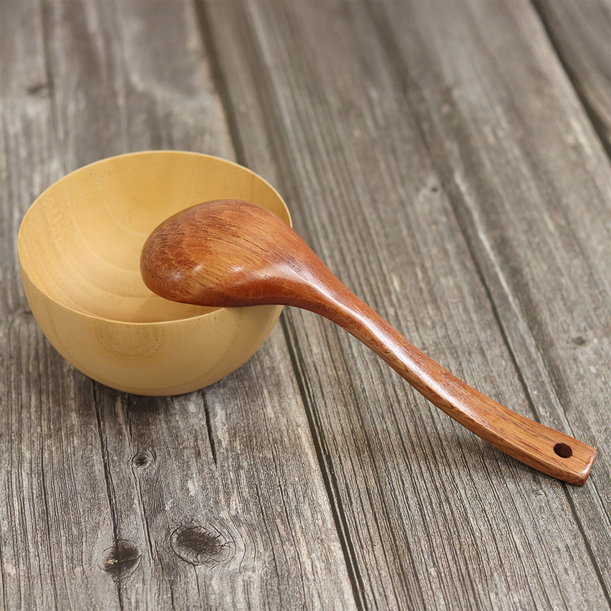 木製 お玉 吊り下げ キッチンツール 調理器具 おしゃれ かわいい キッチン用品 キッチングッズ おたま 鍋 味噌汁 シンプル レードル 万能 マルチ 取り分け 和 和食器 北欧