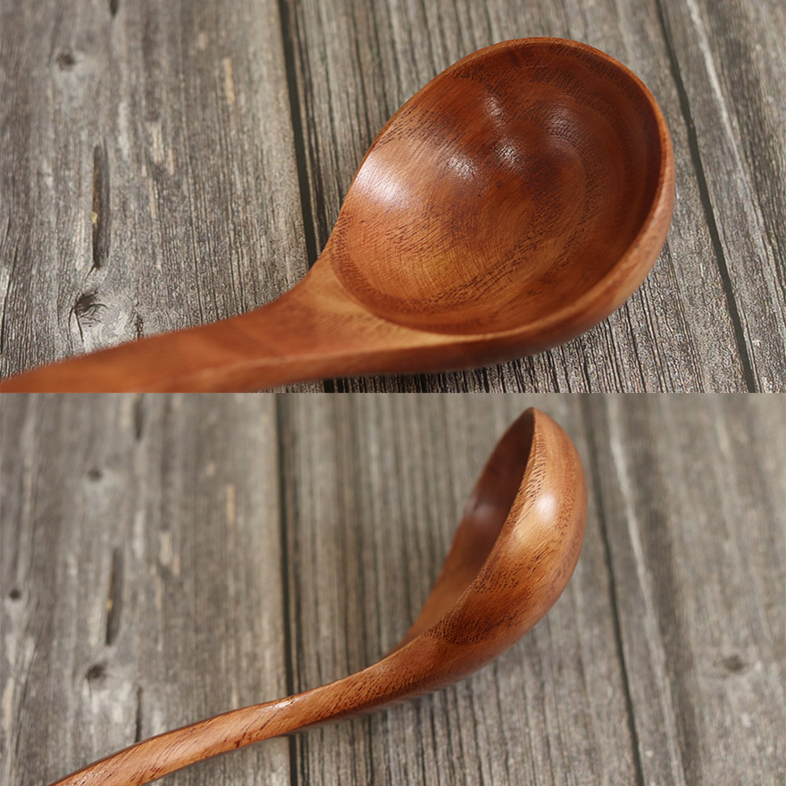 木製 お玉 吊り下げ キッチンツール 調理器具 おしゃれ かわいい キッチン用品 キッチングッズ おたま 鍋 味噌汁 シンプル レードル 万能 マルチ 取り分け 和 和食器 北欧