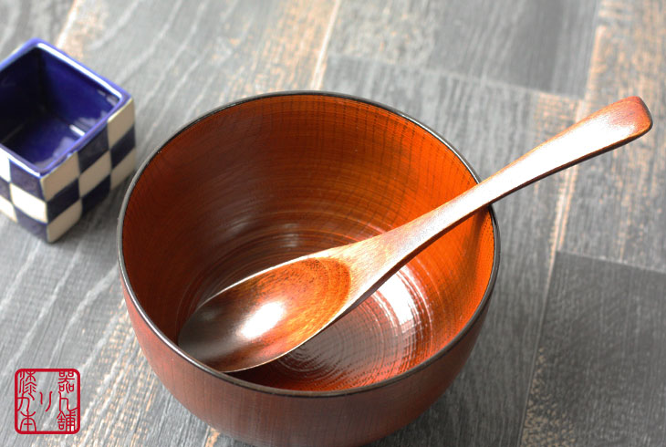 木製マルチスプーン 茶 19cm