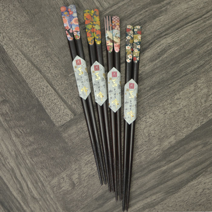 若狭塗 箸 ジャパネスク 23cm 1膳 全4種 単品 日本製 メール便対応 