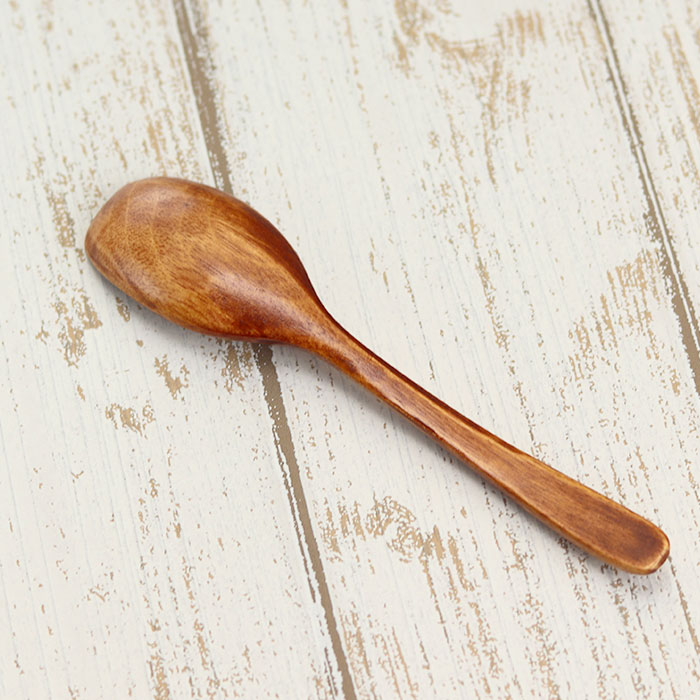 木 スプーン セット デザートスプーン 5本セット 木製 おしゃれ かわいい set セット 北欧 アイス デザート プリン コーヒー お茶 ティー お家 カフェ 漆 洋風 洋 和風 和 食器 カトラリー モダン キッズ