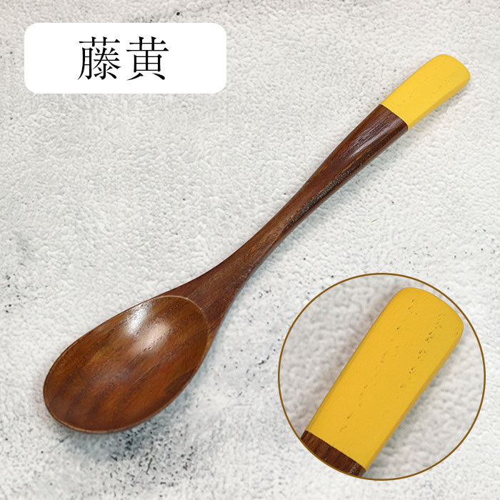 スプーン 食洗器対応 カトラリー 木製 beni 紅紫檀 カレースプーン 20cm にっぽん伝統色 木 お 箸 おしゃれ かわいい 海外 お 土産 外国人｜karinhonpo2951｜15