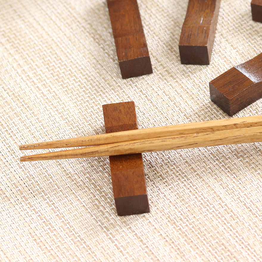 極上 箸置 未使用 5個セット 共箱 天然素材 アンティーク 骨董 飾り物 木製