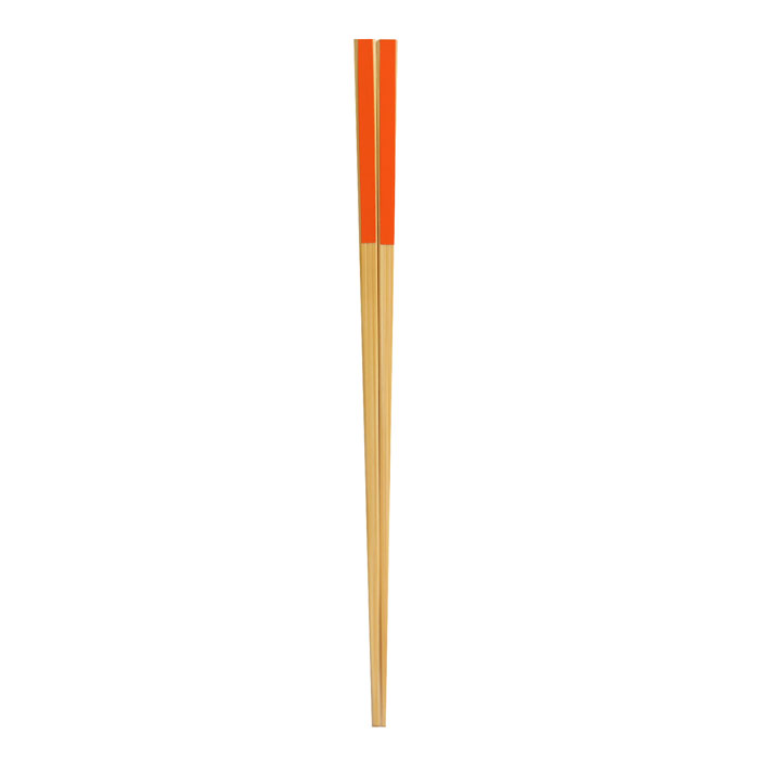 箸 竹製 日本製 先細箸 絣 カスリ 朱 赤 黒 緑 紺 全5種 約22.5cm かわいい おしゃれ はし おはし お箸 食器 カトラリー |  | 01