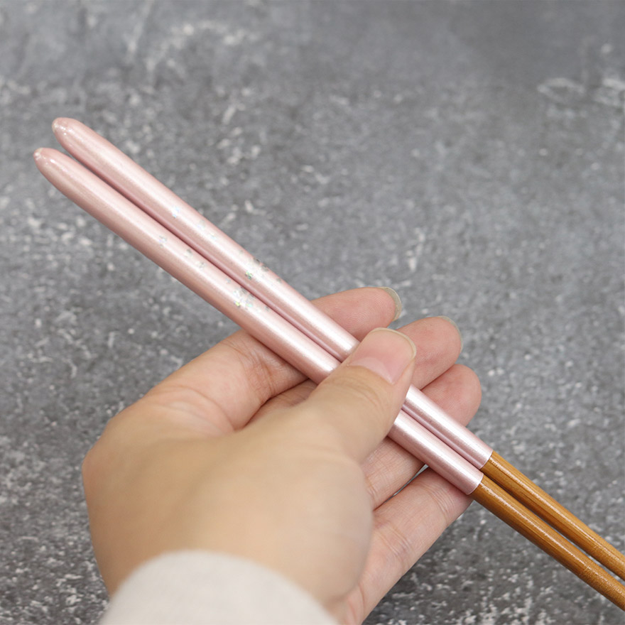 夫婦箸 しゃぼん 滑り止め加工 ペアセット 紙箱入り おしゃれ かわいい