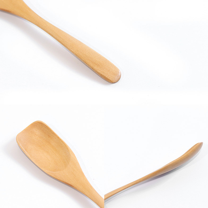 スプーン 木製 食洗機対応 ナノテックコーティング