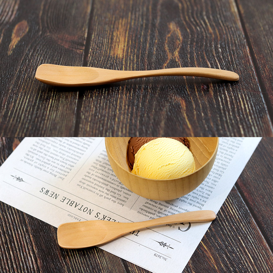 スプーン 木製 食洗機対応 ナノテックコーティング