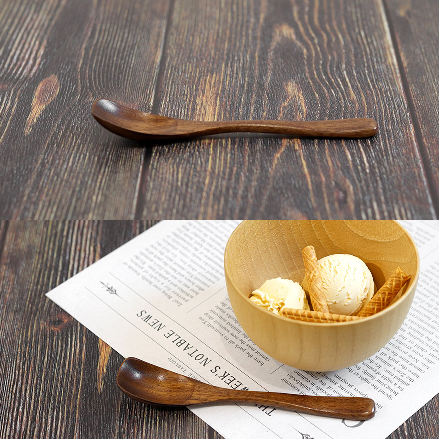 スプーン 木製 食洗機対応 ナノテックコーティング