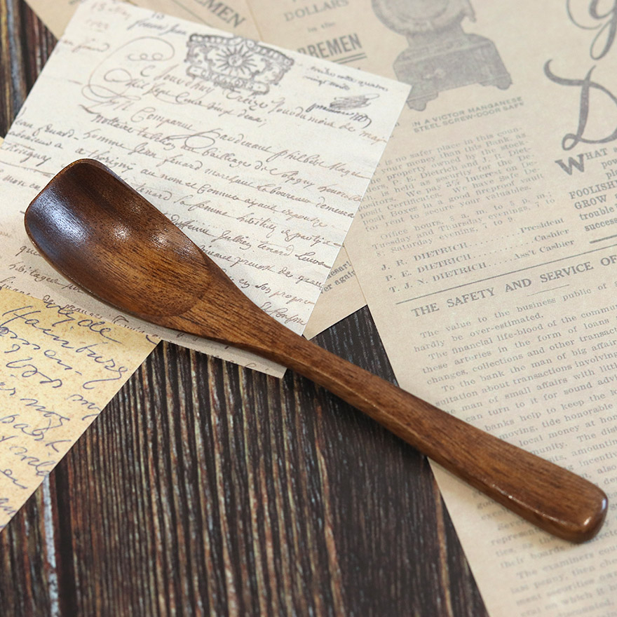 スプーン 木製 食洗機対応 ナノテックコーティング