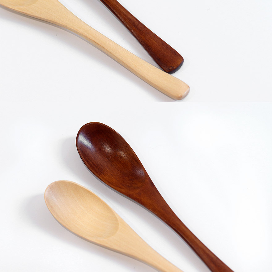 スプーン 木製 食洗機対応 ナノテックコーティング