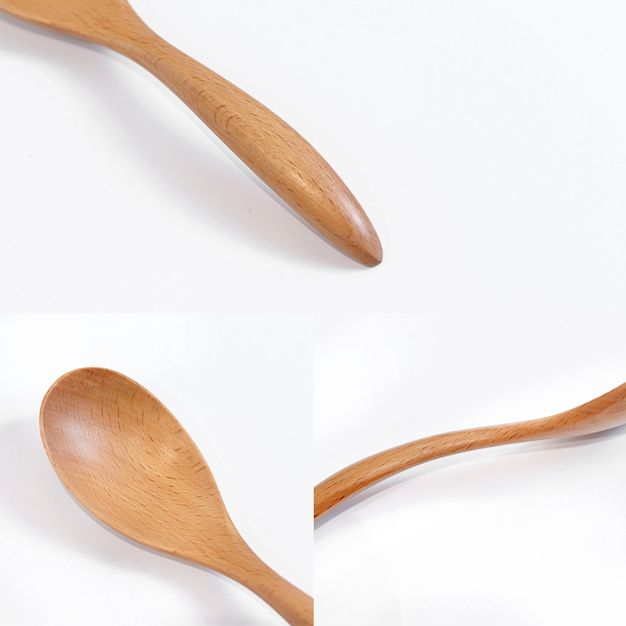 スプーン 木製 食洗機対応 ナノテックコーティング