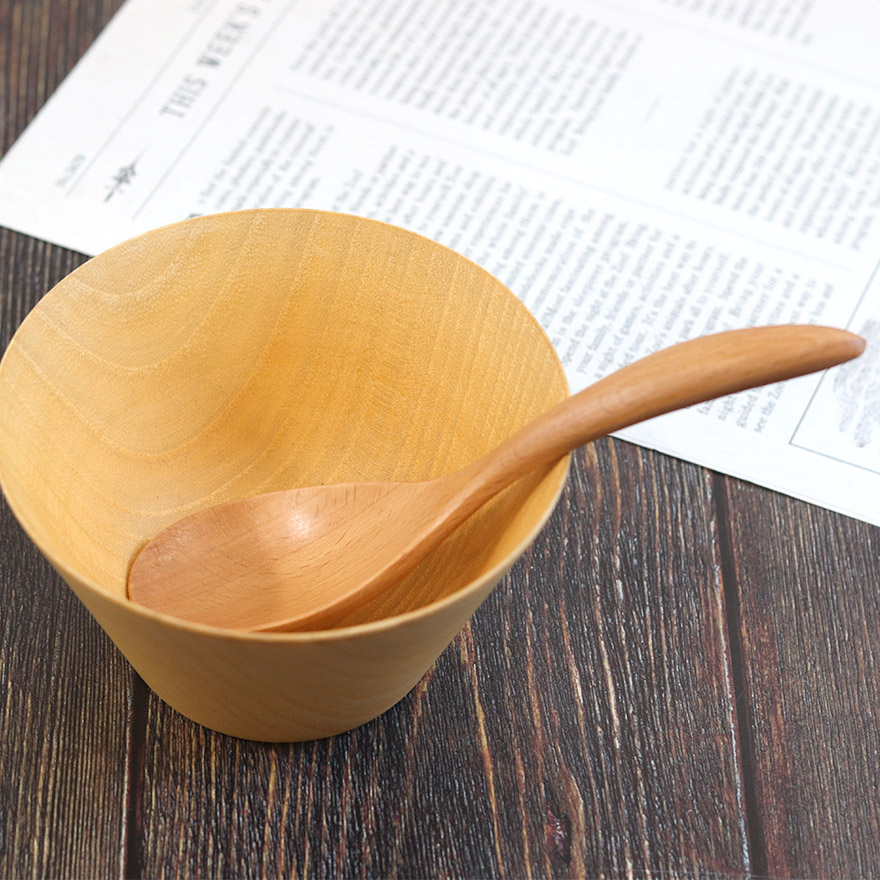 スプーン 木製 食洗機対応 ナノテックコーティング