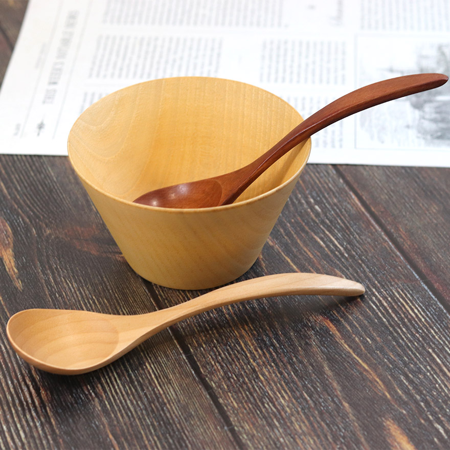 スプーン 木製 食洗機対応 ナノテックコーティング