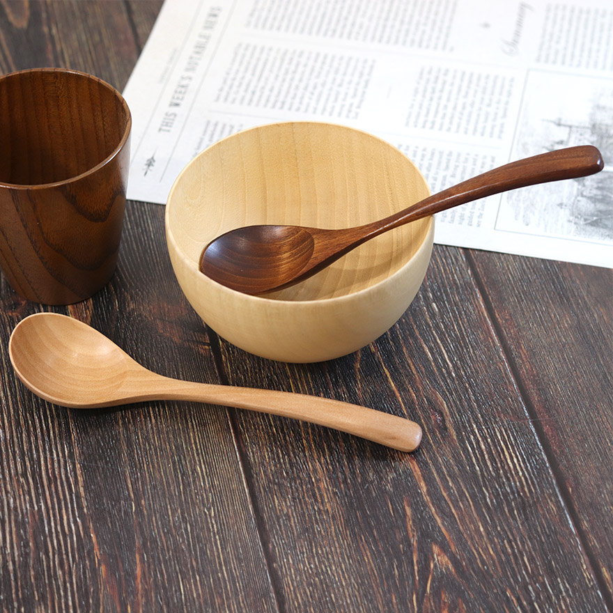 スプーン 木製 食洗機対応 ナノテックコーティング