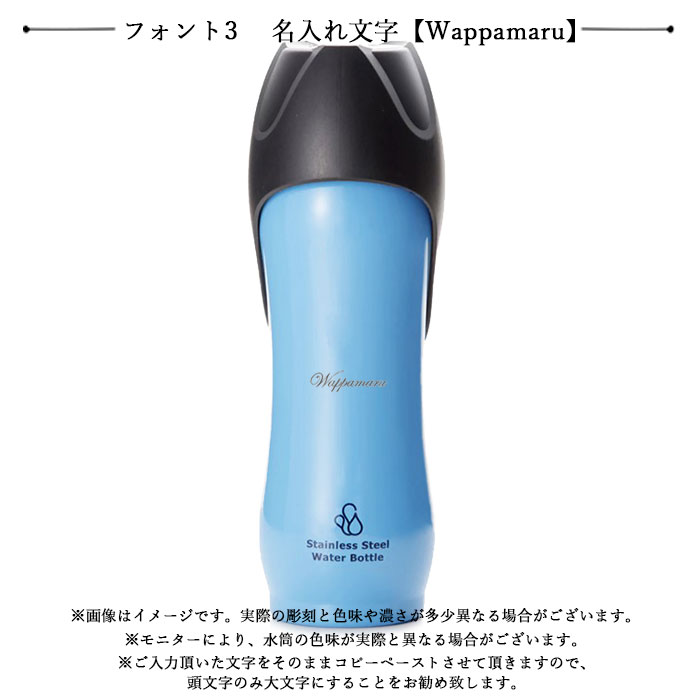 犬 お散歩 大型犬 名入れ ペット用 水筒 L 750ml ROOP ループ ステンレスボトル 箱入り シンプルフォント 送料無料｜karinhonpo2951｜16