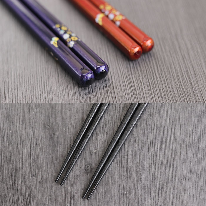 名入れ 夫婦箸セット 蝶もよう 桐箱彫刻 水引 ラッピング無料 日本製