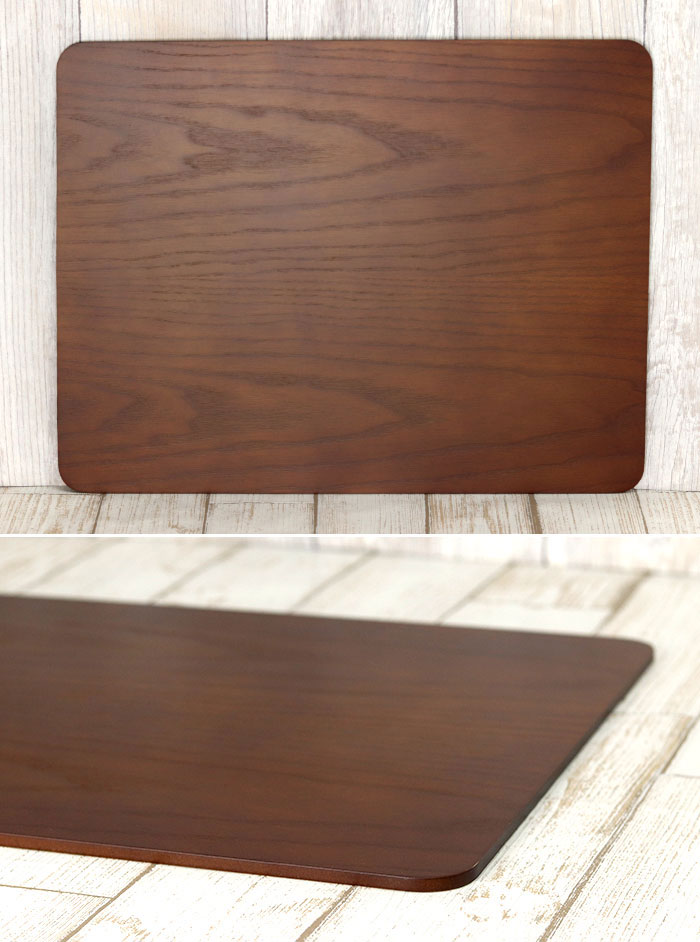 木製 お盆 トレー 両面長角敷膳 ランチョンマット : 曲げわっぱ弁当箱