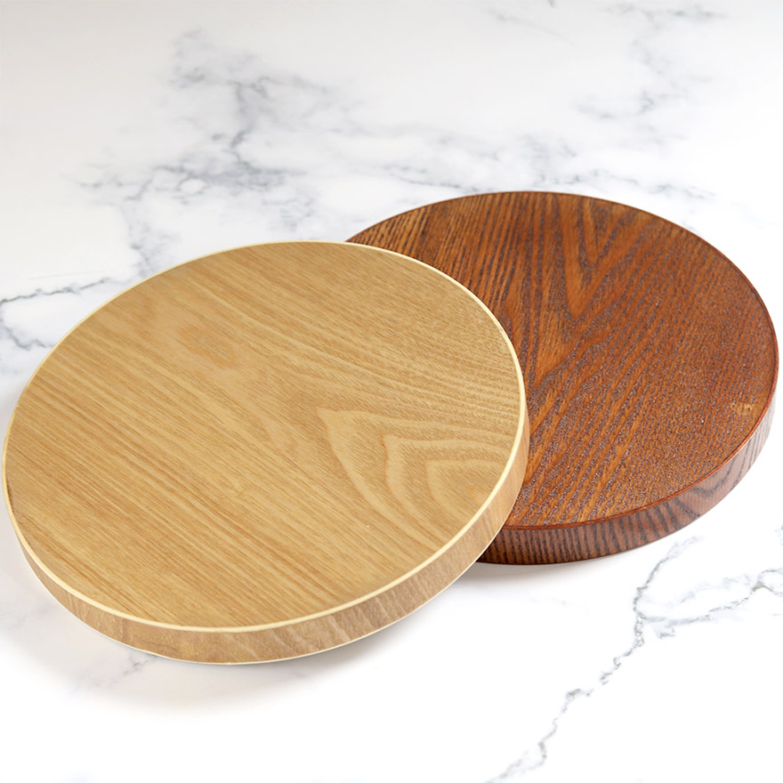 トレー 木製 お盆 丸盆 茶 木 盆 トレイ 丸 業務用 家庭用 和 和食器