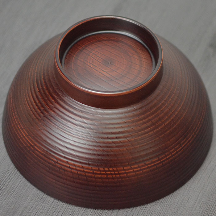 椀 丼 日本製 食洗機対応 電子レンジ対応 PET ラーメン鉢 ダーク 約