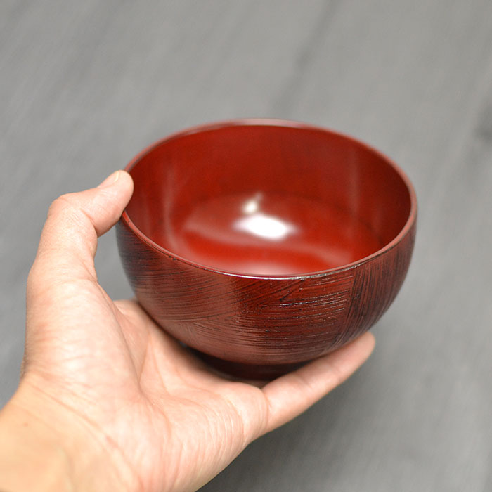 木製 お椀 汁椀 刷毛目椀 斜め 根来 おわん 和食器 和風 食器 雑貨 人気 漆器 |  | 04