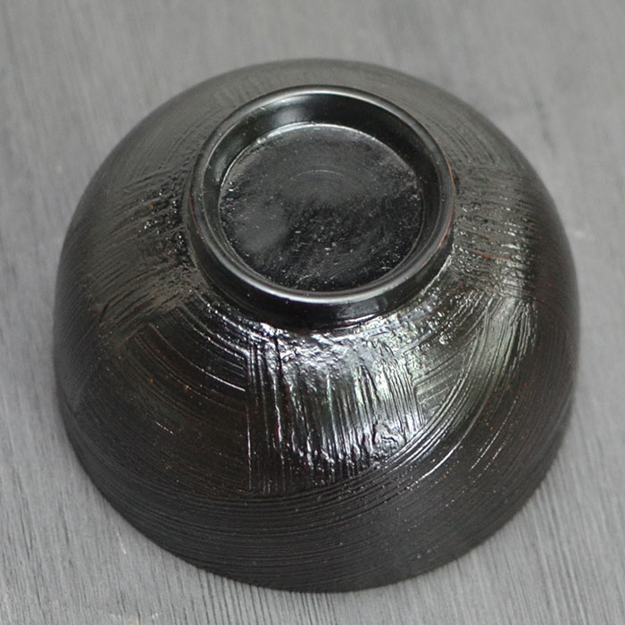 木製 お椀 汁椀 刷毛目椀 斜め 曙 