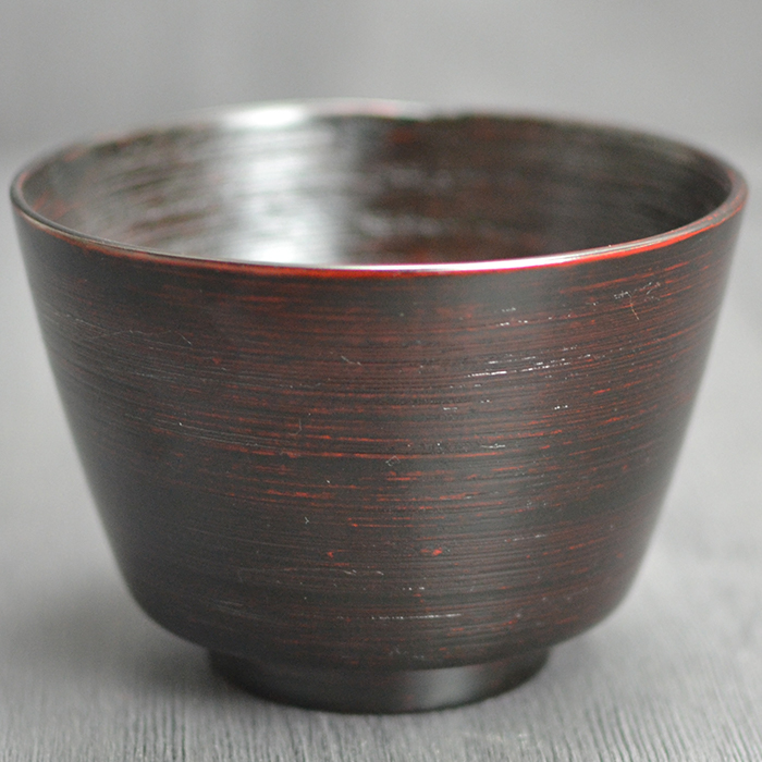 お椀 木製 汁椀 角 曙 約11.5cm｜曲げわっぱ弁当箱の漆器かりん本舗
