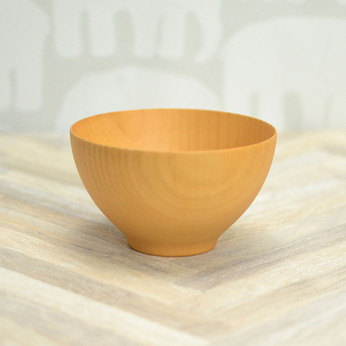 お椀 木製 汁椀 なごみ カフェボウル ナチュラル 約11.4cm 木 北欧