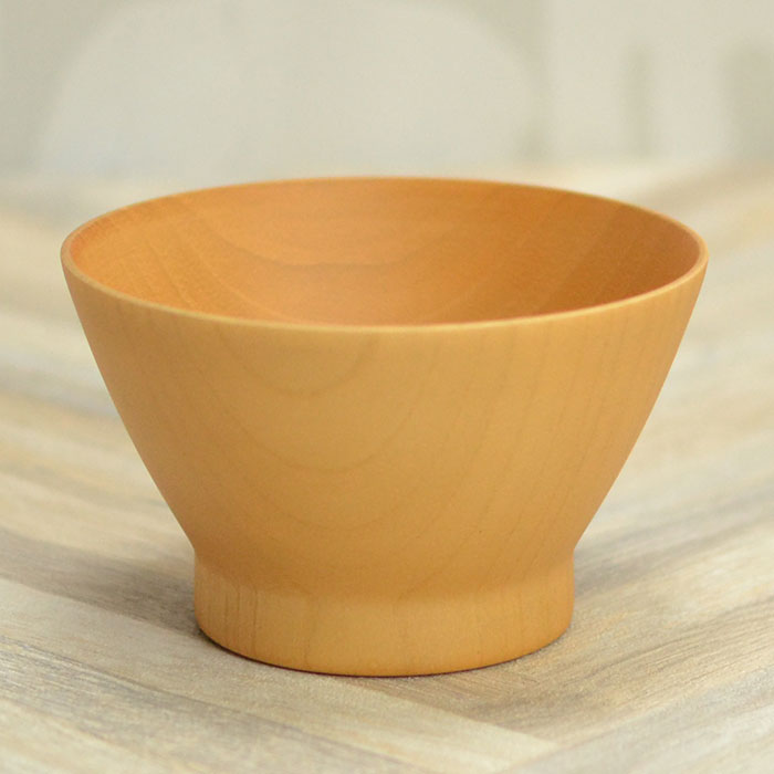 お椀 木製 なごみ スープボウル ナチュラル 約11.7cm 食器 汁椀 おわん