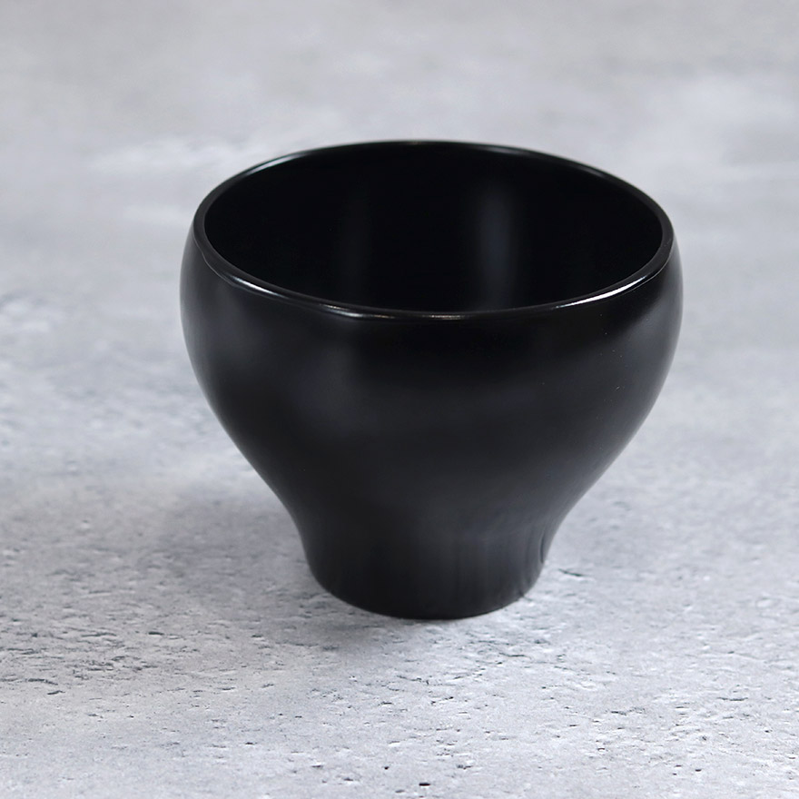 椀 デザートカップ 黒 おしゃれ かわいい 和 和食器 デザート モダン