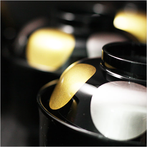 フタ付き吸い物椀 日月 36千鳥椀 5客セット 越前漆器 日本製 国産 送料