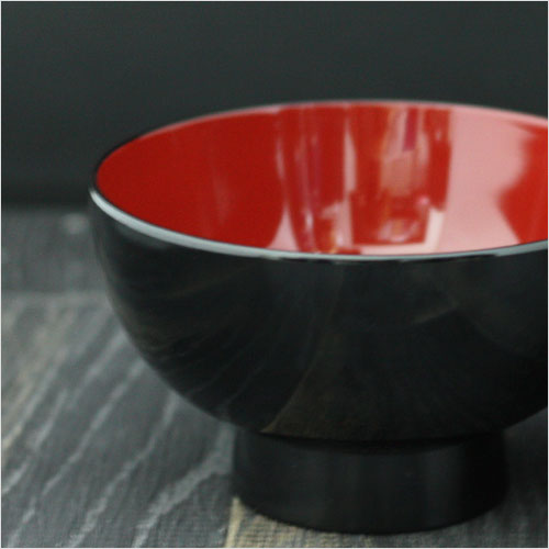 黒内朱 雑煮椀 1入