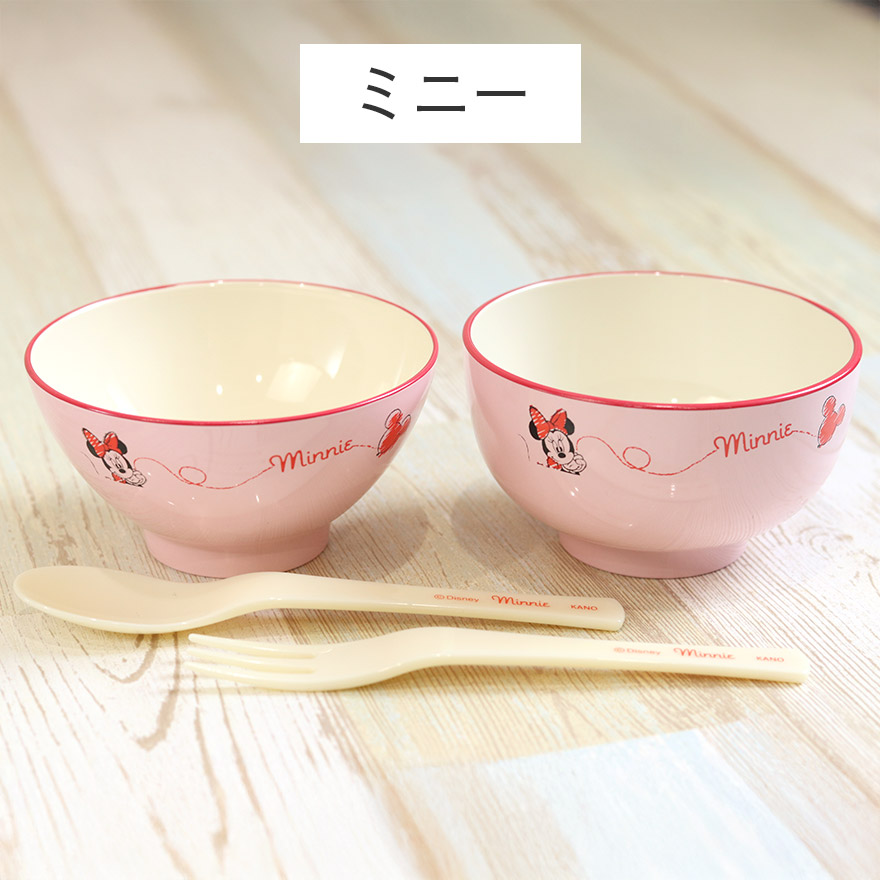 お椀 汁椀 飯椀 ディズニー キッズ飯椀と汁椀セット スプーン フォーク