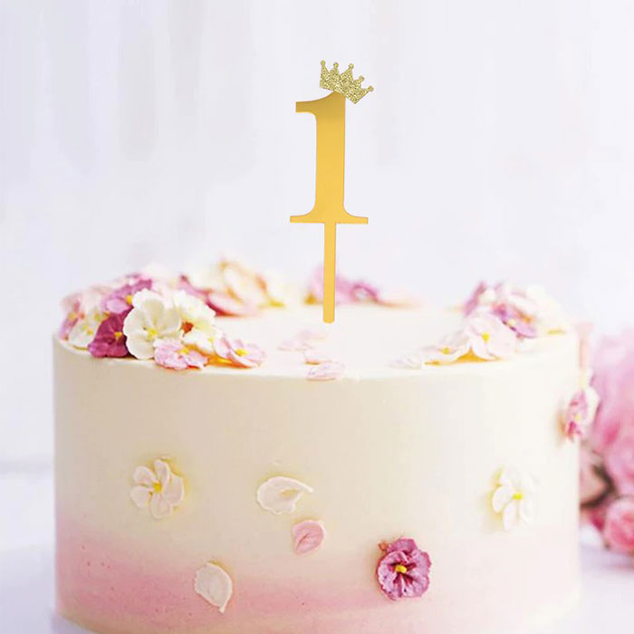 誕生日 ケーキ 飾り ケーキトッパー 数字 1歳 1才 2歳3歳4歳5歳 バースデーケーキ お祝い デコレーション インスタ映え キラキラ ミラー 関連画像4