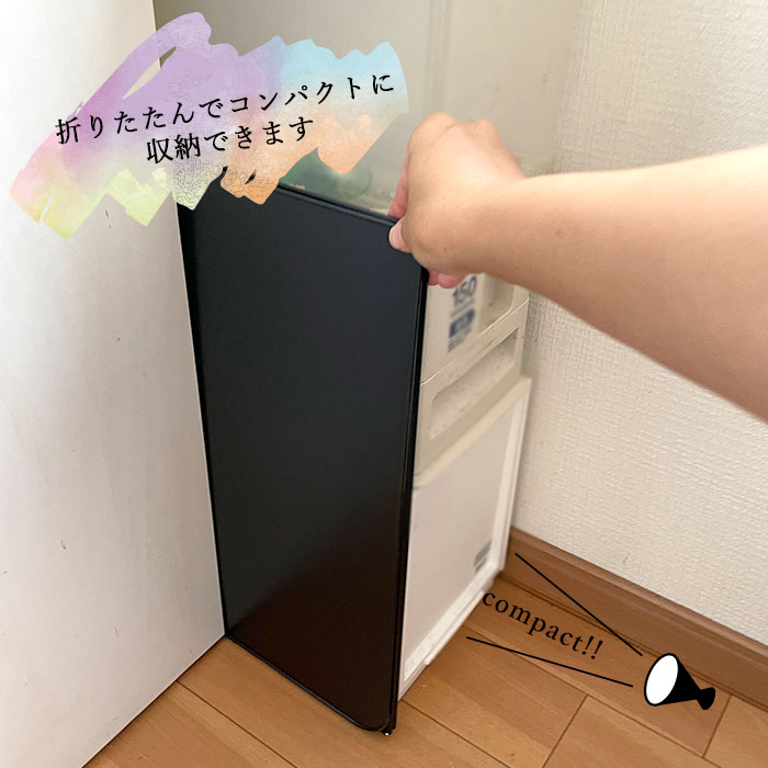 レンジガード フッ素コート システムキッチンガード 油跳ねガード 3面タイプ 日本製 折りたためる コンパクト 収納 油はね 飛び散り防止 黒 ブラック シンプル おしゃれ