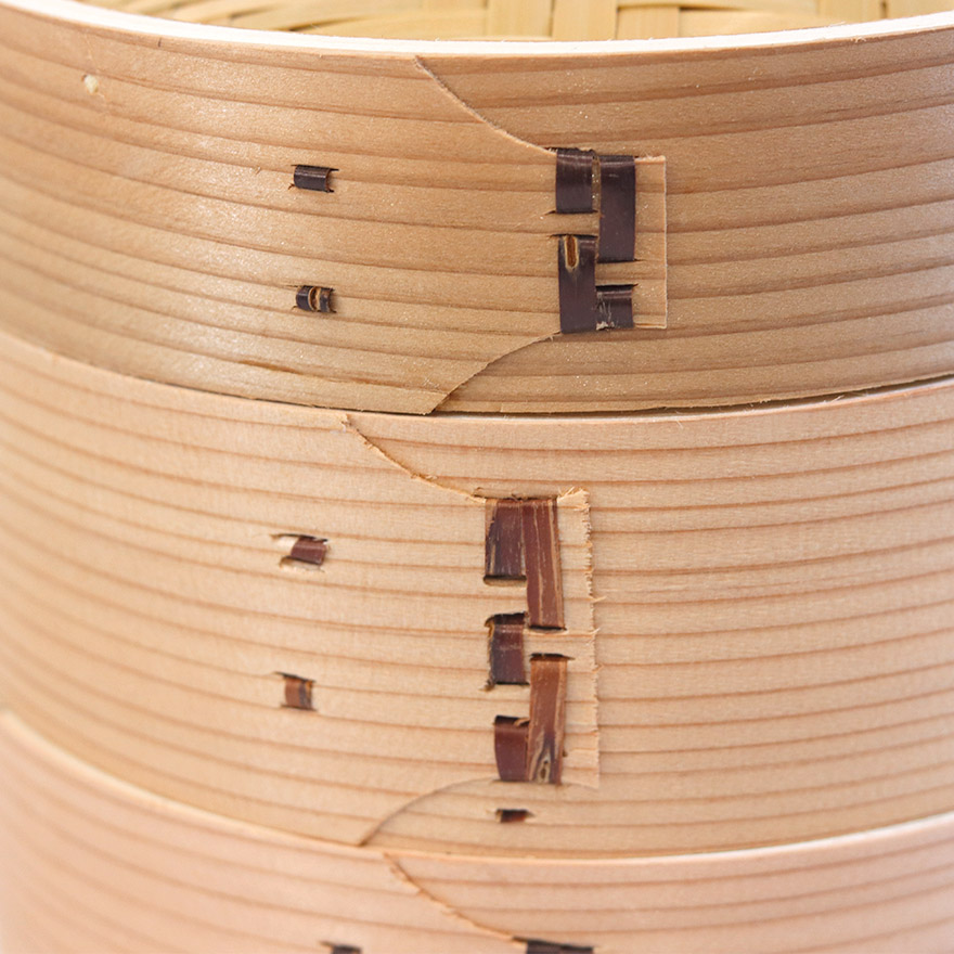 木製 杉 竹 せいろ 蒸し器 中華せいろ 2段 二段 18cm セイロ
