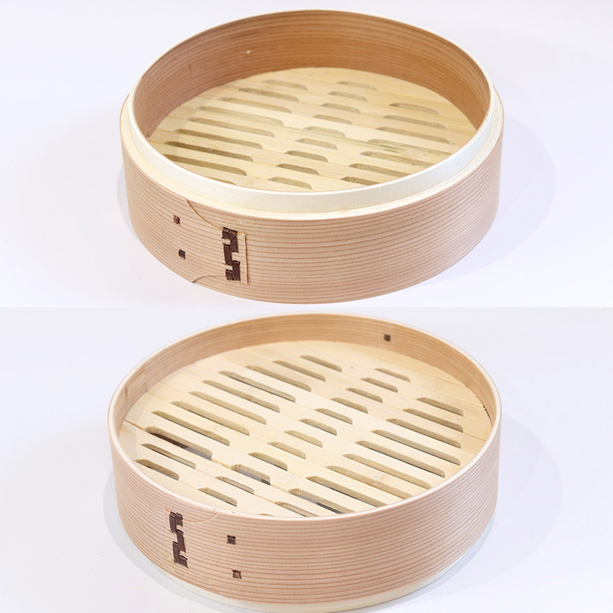 木製 角せいろ 蒸し器 ２段 蒸し器 セイロ 大正 昭和 レトロ せいろ 2段 21cm 中華せいろ 木製 セイロ 蒸し器 蒸篭 蒸籠 天然