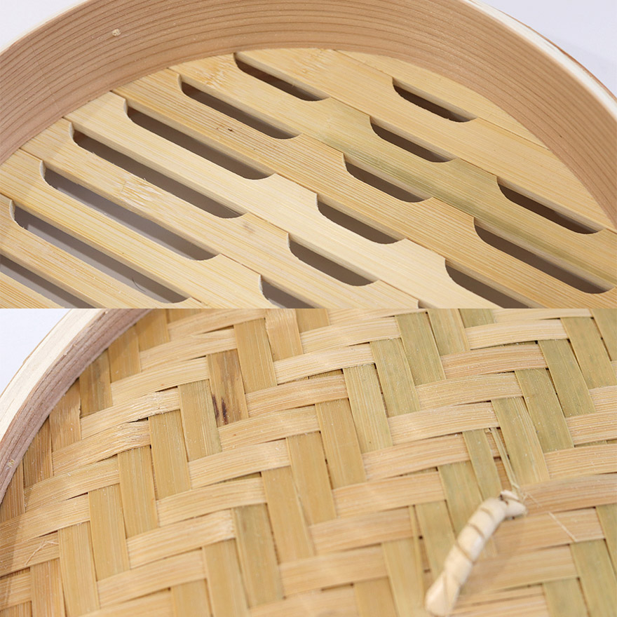 木製 杉 竹 せいろ 蒸し器 中華せいろ 2段 二段 24cm セイロ 蒸篭 フタ