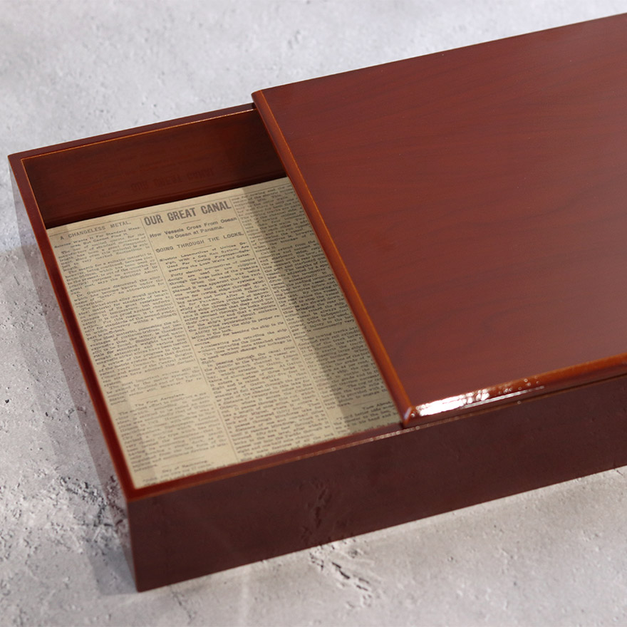 文庫箱 書類入れ 小物入れ 貴重品入れ 紀州漆器 蓋付き 収納ボックス フタ付き 春慶塗り 収納ケース 書類ケース 祝儀袋入れ おしゃれ かわいい 土産 和 和風 贈り物 ギフト 海外 外国