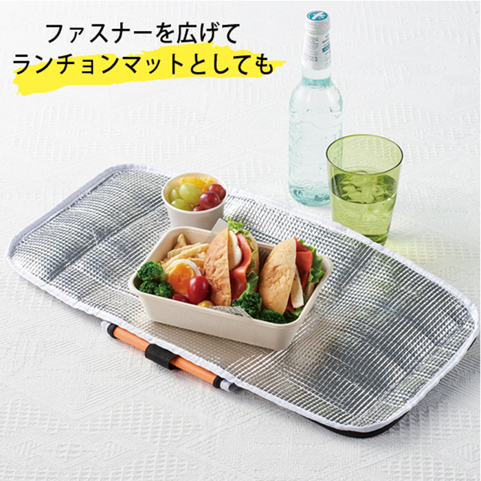 ランチバッグ 大きめ 大容量 キャンプス 保冷温フルジップランチバッグ 保冷 保温 保冷バッグ 多機能 内側アルミ 側面開き 正面開き コンパクト収納 ランチマット 食品保存 アウトドア お弁当バッグ おしゃれ 軽量